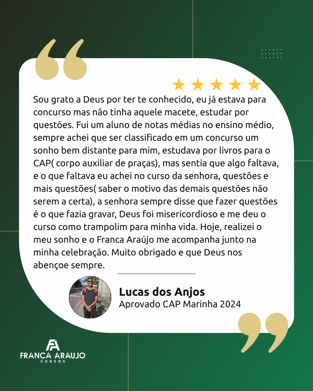 Depoimento Lucas